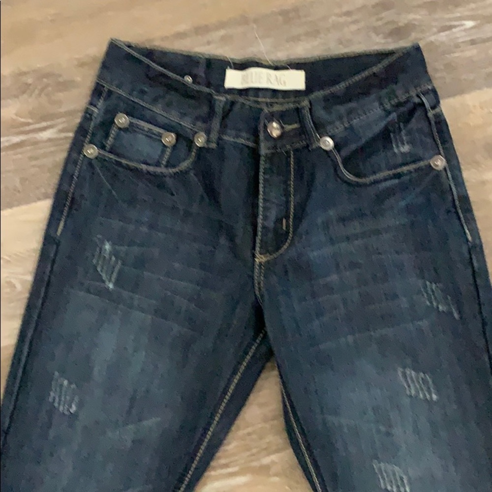 Blue Rag- Straight Leg Denim Jeans EUC - Picture 3 of 9